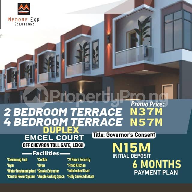 2 bedroom House for sale Emcel Court, Orchid Area By Chevron chevron Lekki Lagos