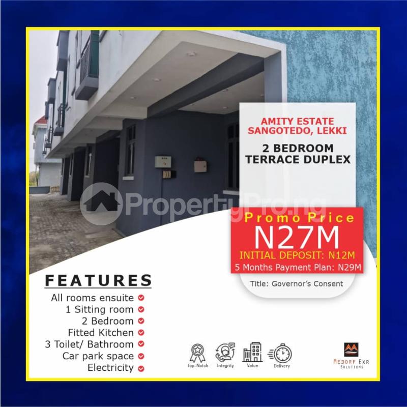 2 bedroom House for sale Amity Estate After Majek Sangotedo Ajah Lagos