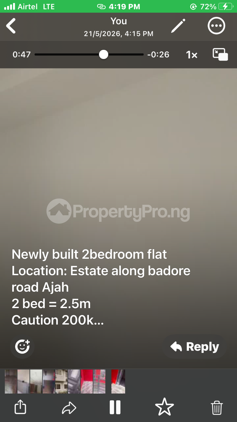2 bedroom Flat / Apartment for rent Long Badore Road Ajah Badore Ajah Lagos