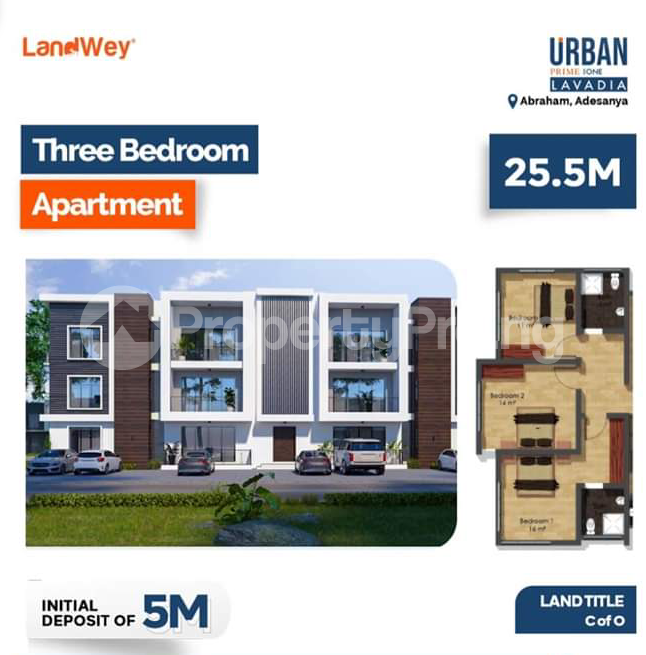 3 bedroom Flat / Apartment for sale Abraham Adesanya Road Abraham adesanya estate Ajah Lagos