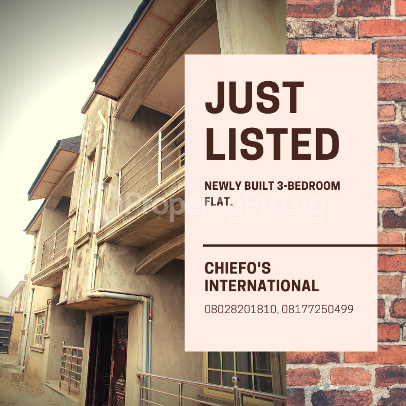3 bedroom Flat / Apartment for rent Nelson Cole Estate Iju Lagos