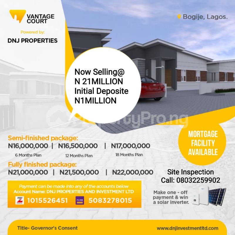 3 bedroom Flat / Apartment for sale Bogije Eluju Ibeju-Lekki Lagos