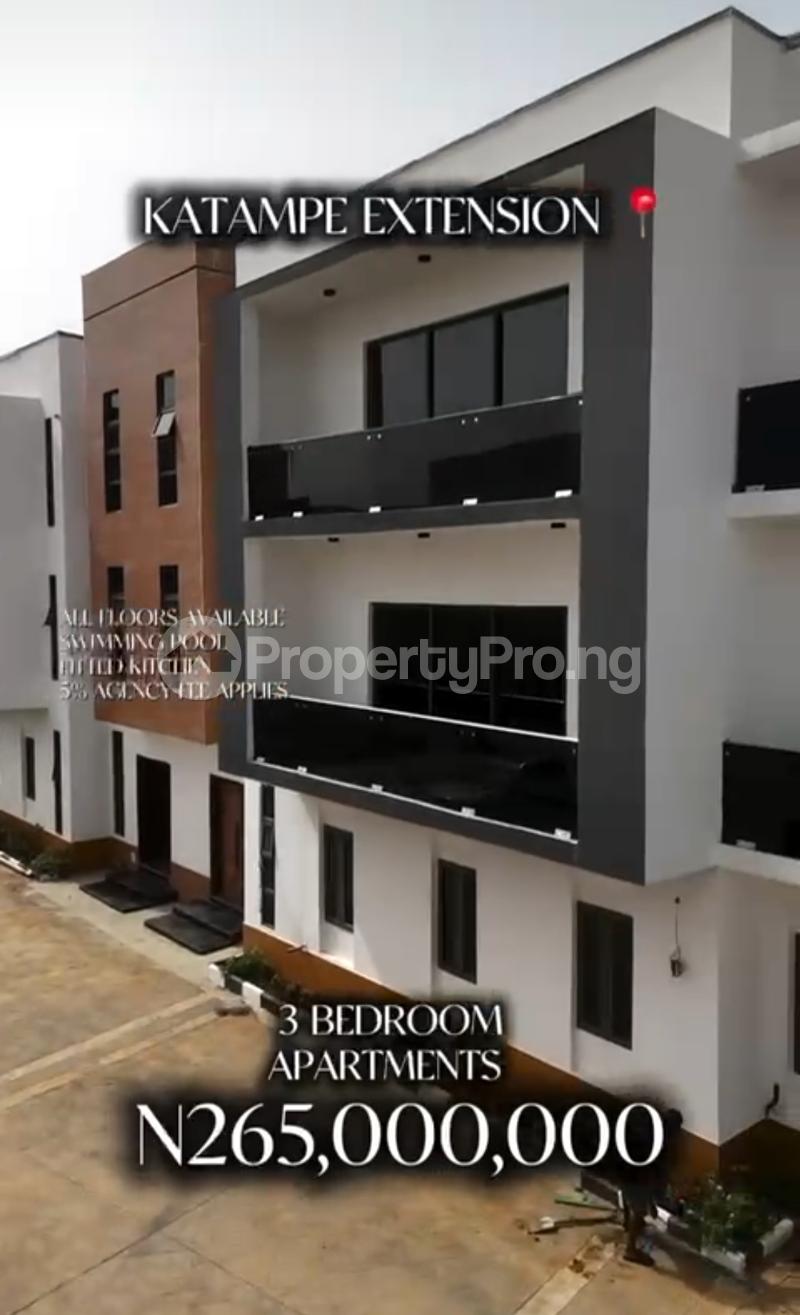 3 bedroom Flat / Apartment for sale Katampe Extension Katampe Abuja