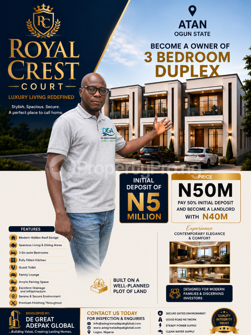 4 bedroom House for sale Behind Crawford University Agbara Agbara-Igbesa Ogun - 0
