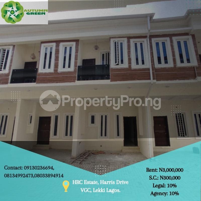 3 bedroom House for rent Hrc Estate, Harris Drive VGC Lekki Lagos