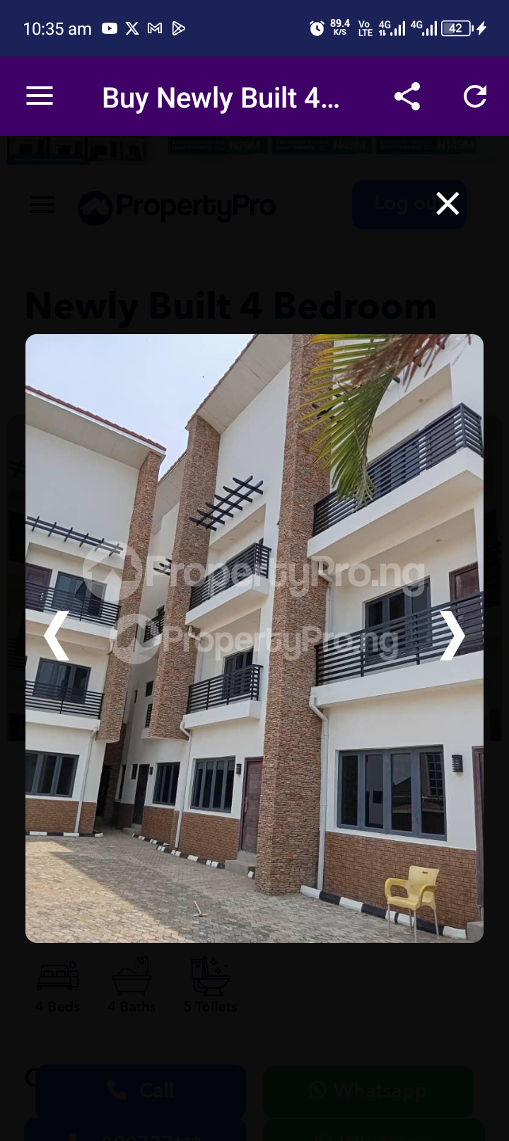 3 bedroom House for rent Peace Apartment Jahi Abuja