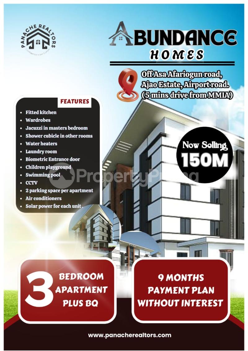 3 bedroom Flat / Apartment for sale Abundance Homes Ajao Estate Isolo Lagos