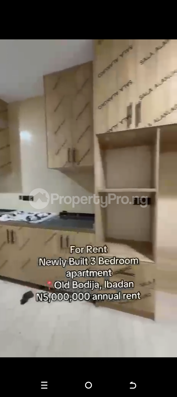 3 bedroom House for rent Bodija Ibadan Oyo