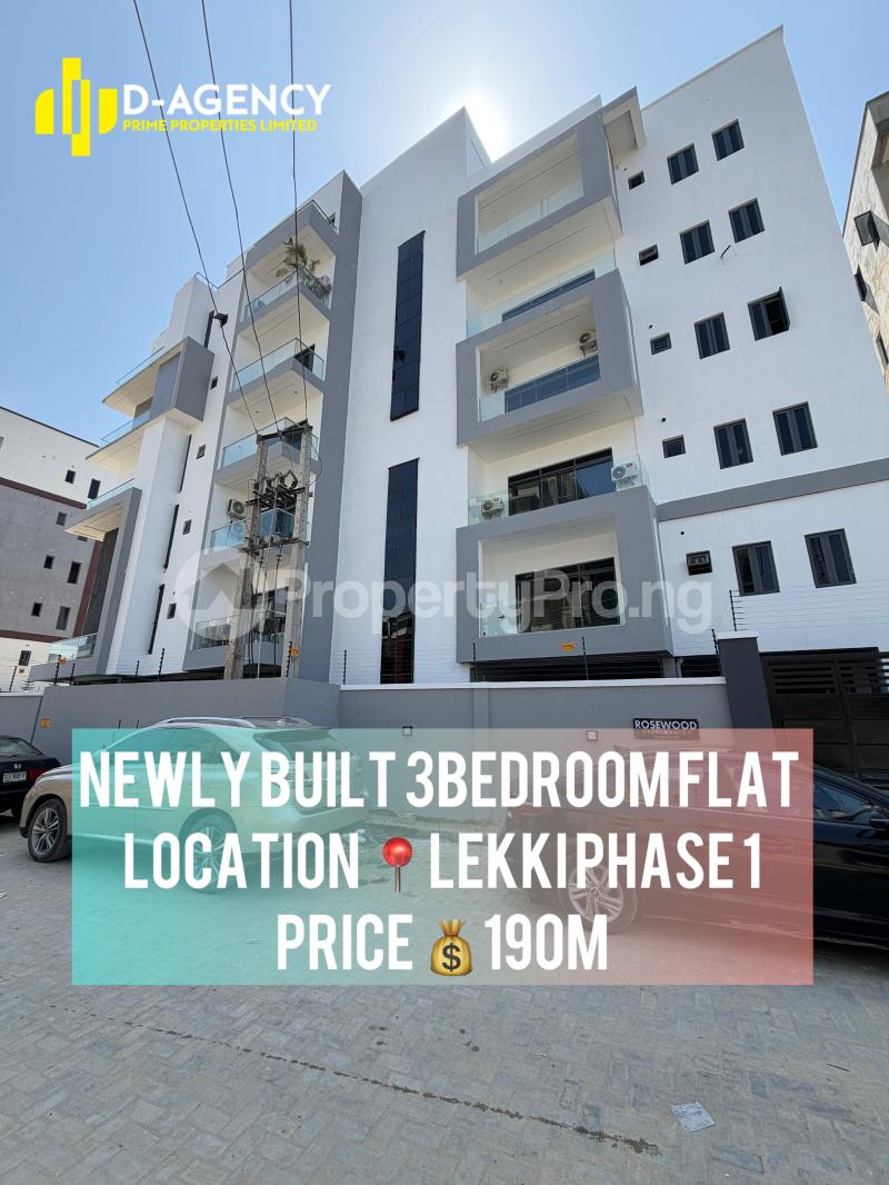 3 bedroom House for sale Freedom Way Lekki Phase 1 Lekki Lagos