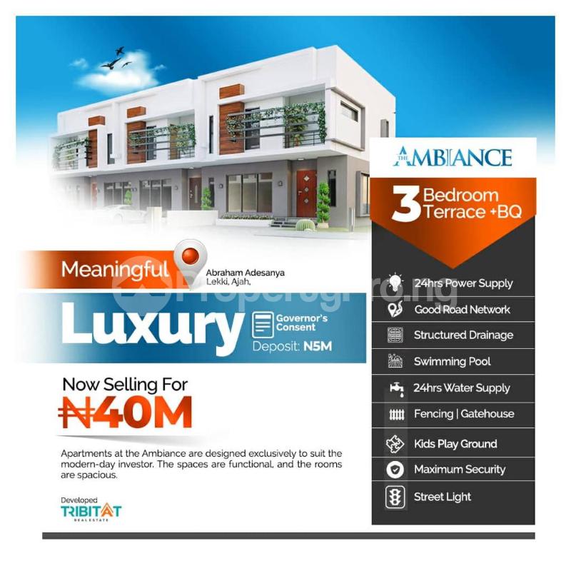3 bedroom House for sale Abraham adesanya estate Ajah Lagos