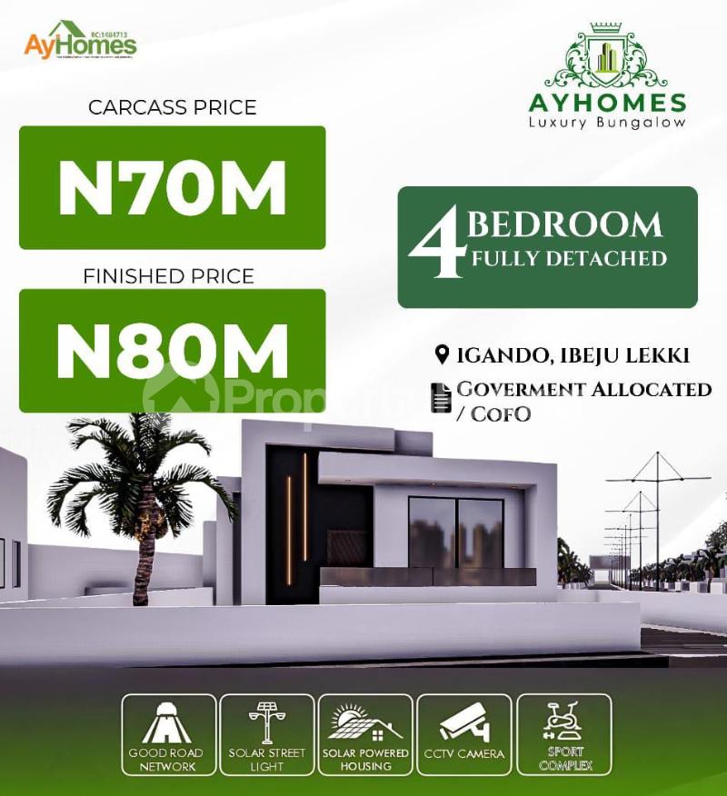 4 bedroom House for sale Igando Ibeju-Lekki Lagos