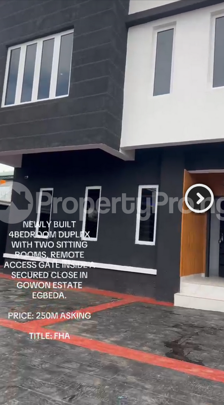 4 bedroom House for sale Gowon Estate Egbeda Alimosho Lagos