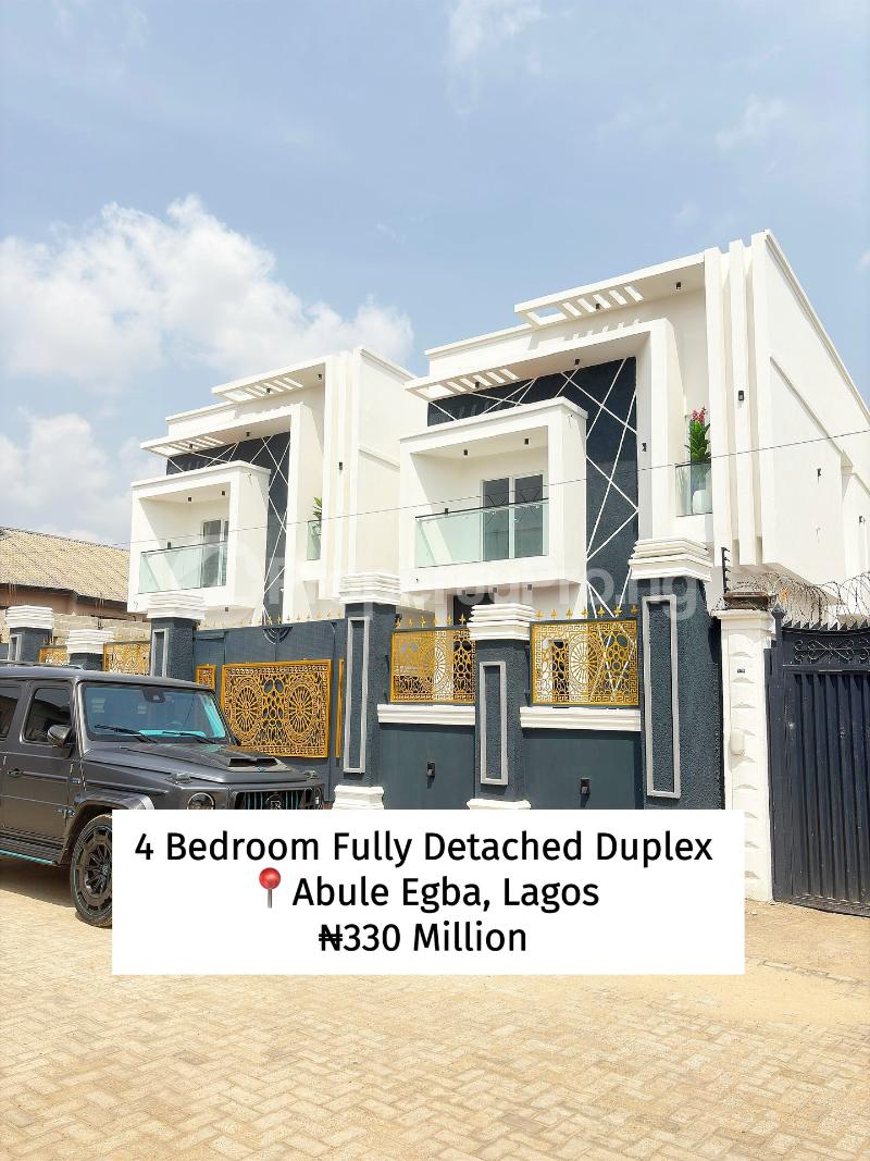 4 bedroom House for sale Abule Egba Lagos