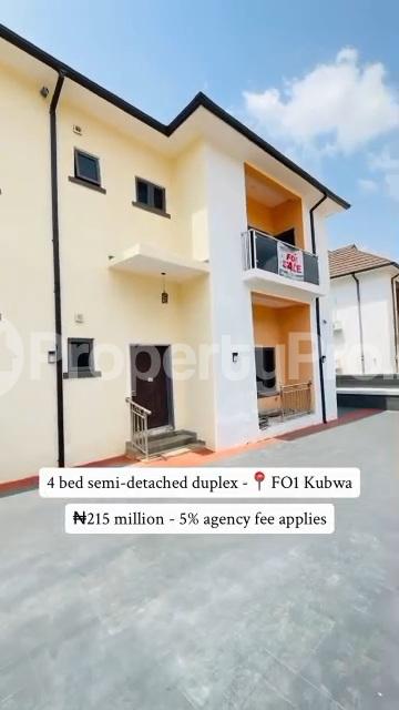 4 bedroom House for sale FO1 Layout Kubwa Abuja