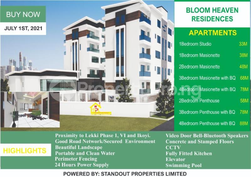 4 bedroom Flat / Apartment for sale Bloom Haven Residence Ikate Lekki Lagos