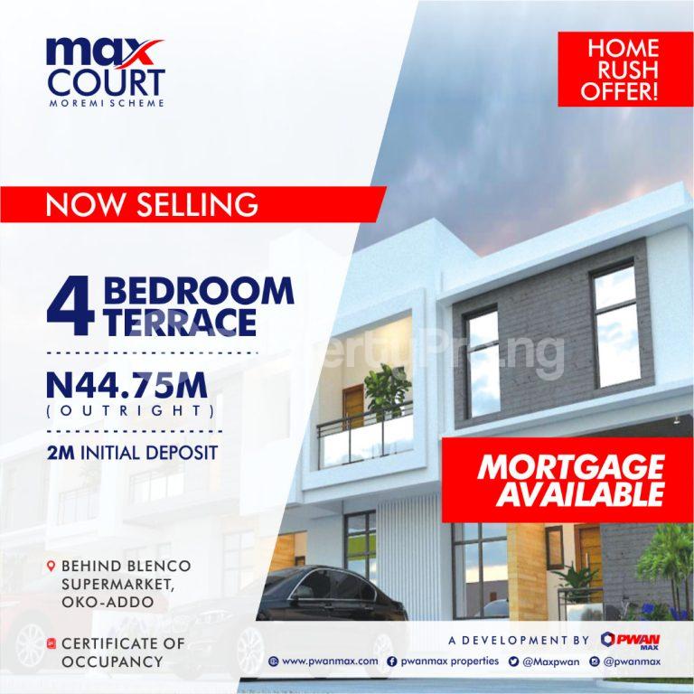 4 bedroom House for sale Behind Blenco Supermarket Oko Addo Sangotedo Ajah Lagos