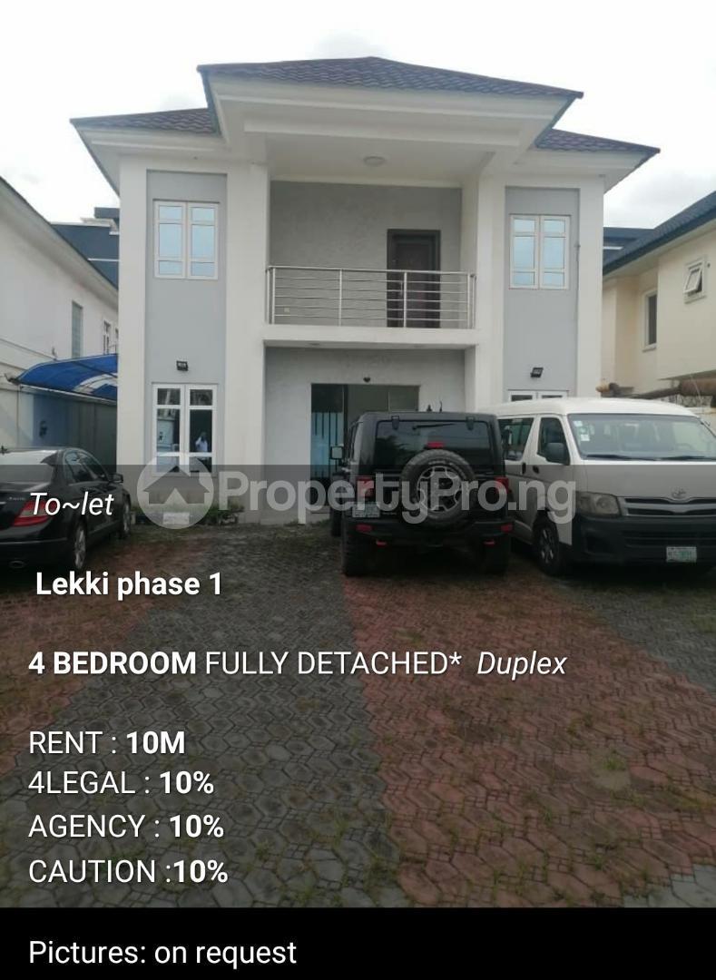 4 bedroom House for rent Lekki Phase 1 Lekki Lagos