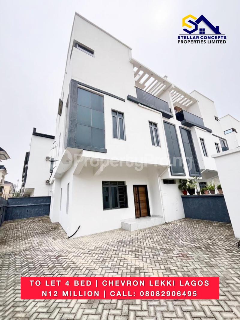 4 bedroom House for rent Opposite Chevron Toll Gate Lekki Lagos