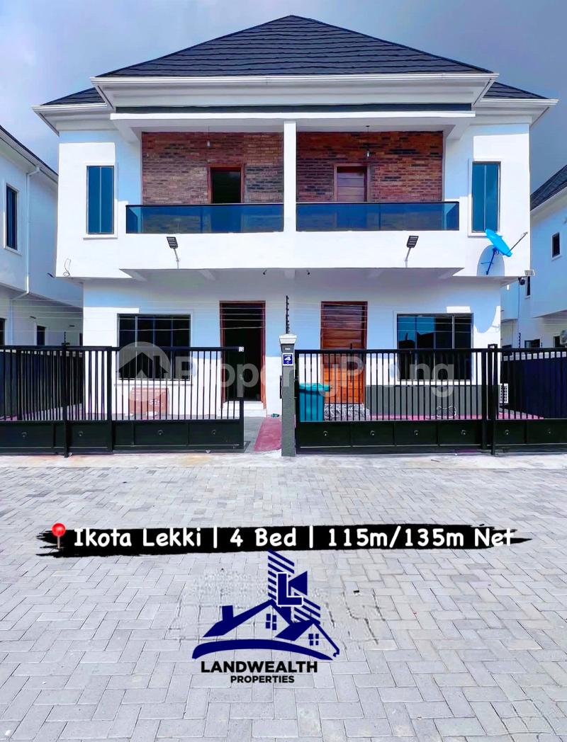 4 bedroom House for sale Secure Estate At Ikota Lekki Ikota Lekki Lagos