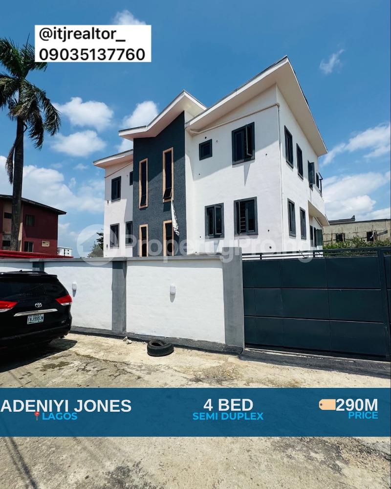 4 bedroom House for sale Adeniyi Jones Ikeja Lagos