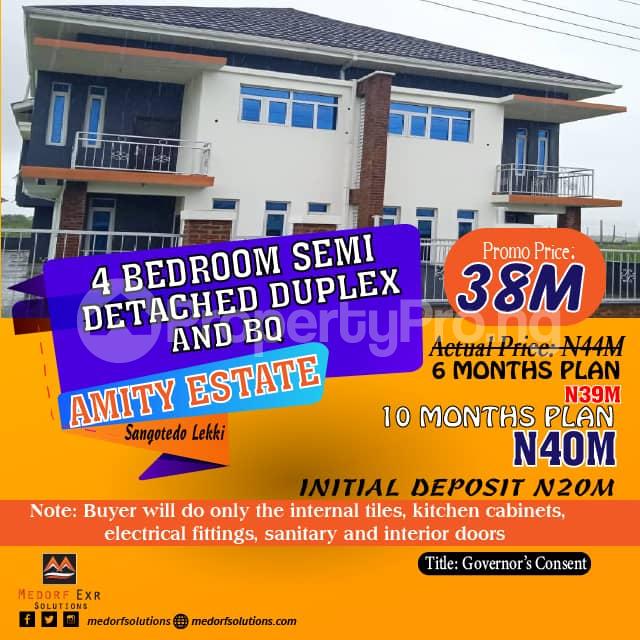 4 bedroom House for sale   Sangotedo Lagos