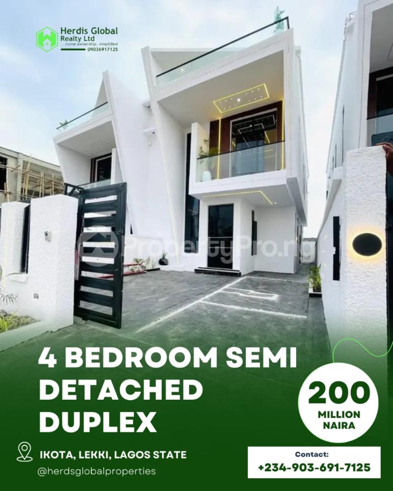 4 bedroom House for sale Ikota Gra Ikota Lekki Lagos
