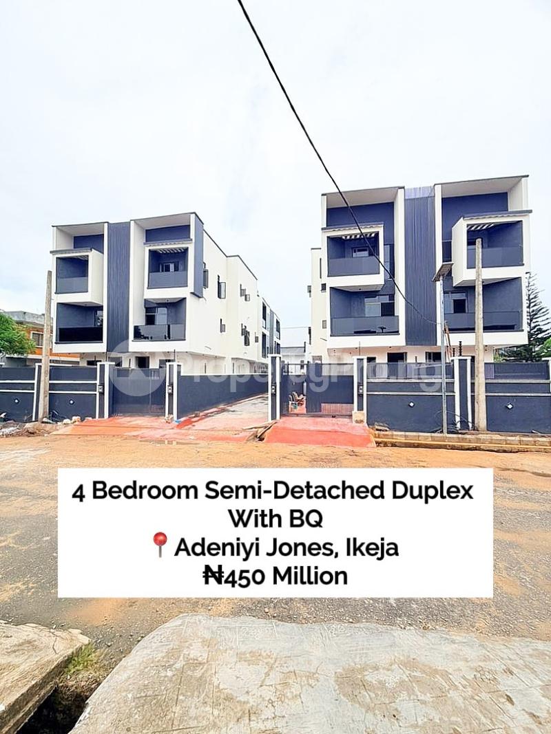 4 bedroom House for sale Adeniyi Jones Ikeja Lagos