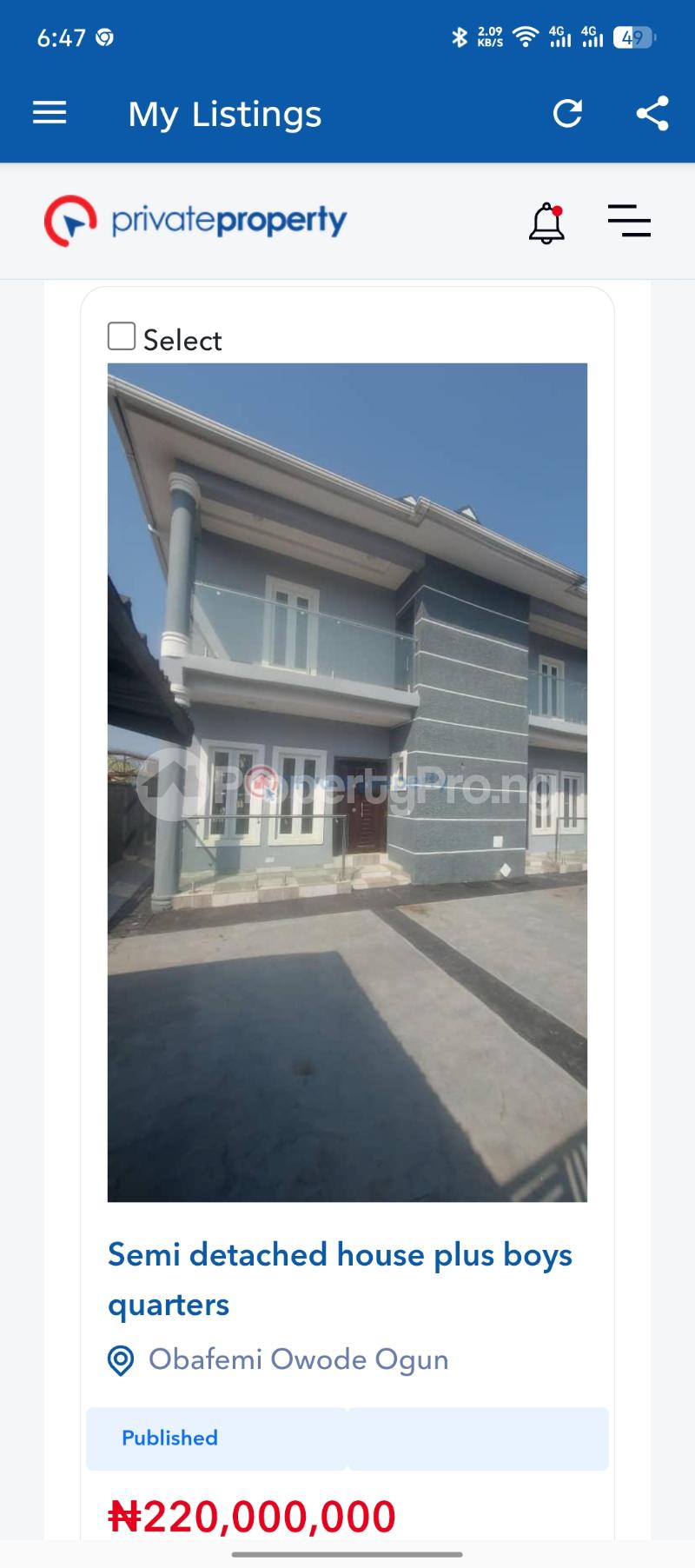 4 bedroom House for sale Off Journalist Estate Arepo Ogun