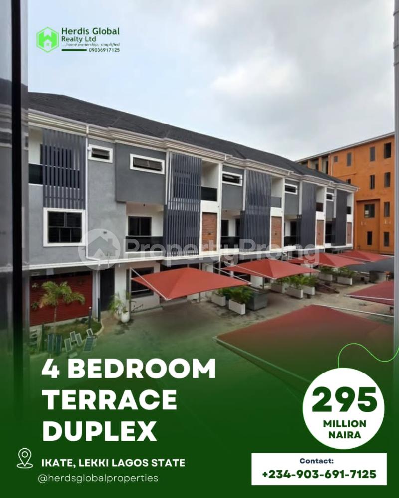 4 bedroom House for sale Off Freedom Way, Ikate Lekki Lagos