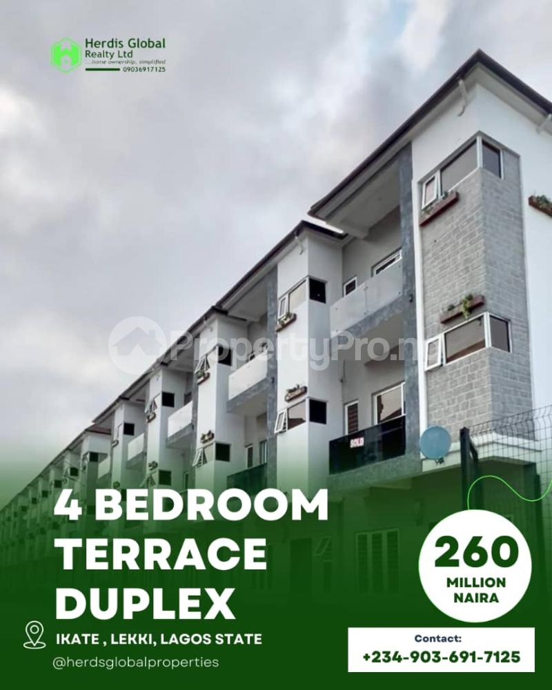 4 bedroom House for sale Salem Area Of Ikate Lekki Lagos