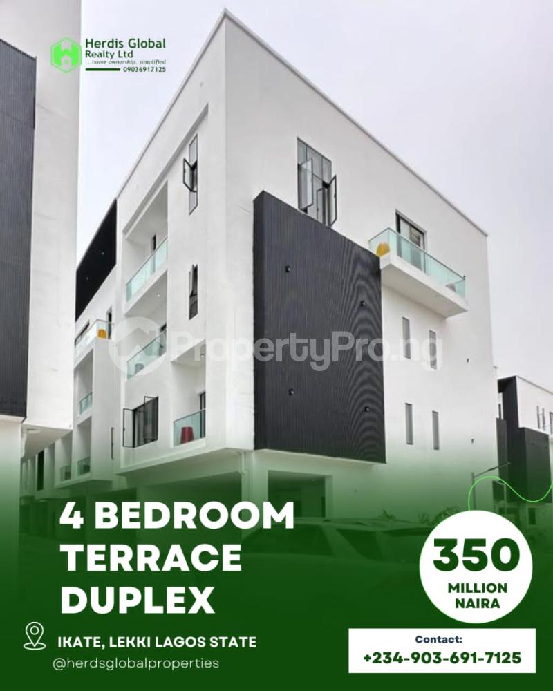 4 bedroom House for sale Ikate Elegushi Ikate Lekki Lagos