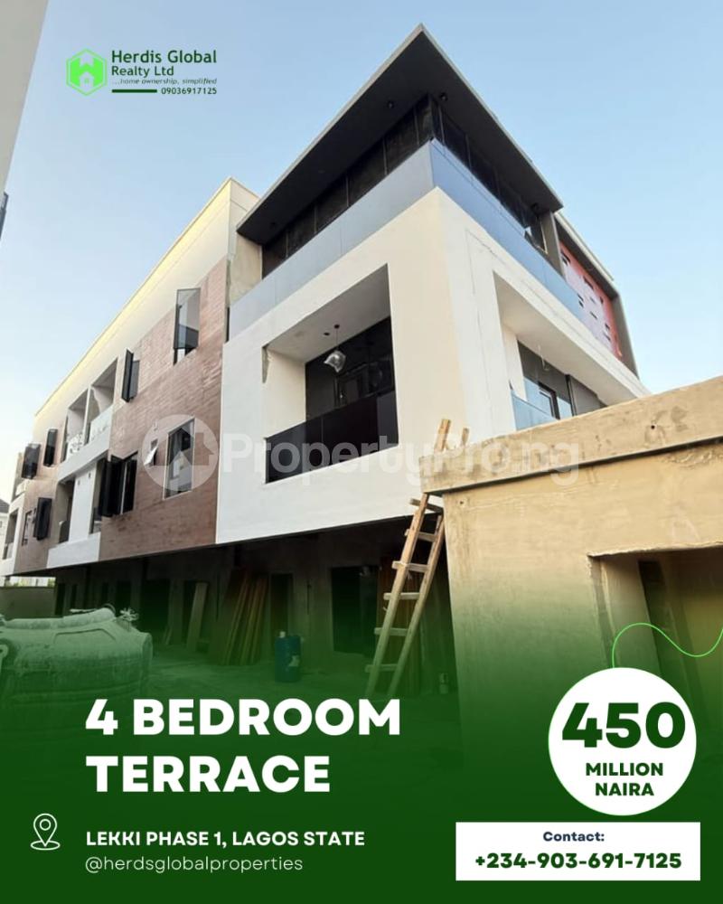 4 bedroom House for sale Along Admiralty Way, Lekki Phase 1 Lekki Lagos