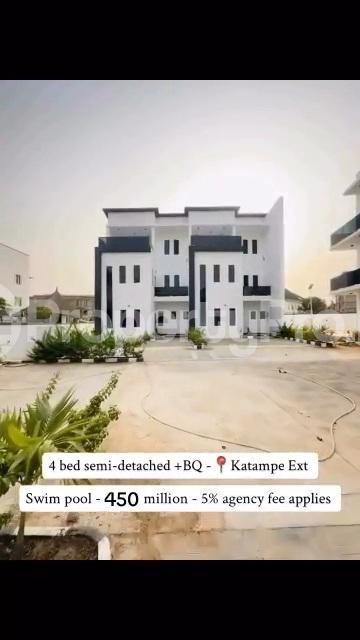 4 bedroom House for sale Katampe Extension Katampe Abuja