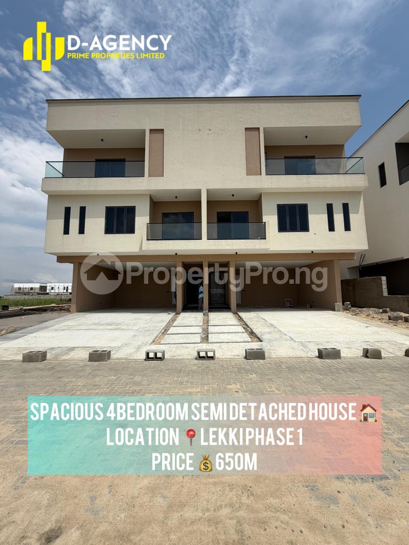 4 bedroom House for sale Lekki Phase 1 Lekki Lagos