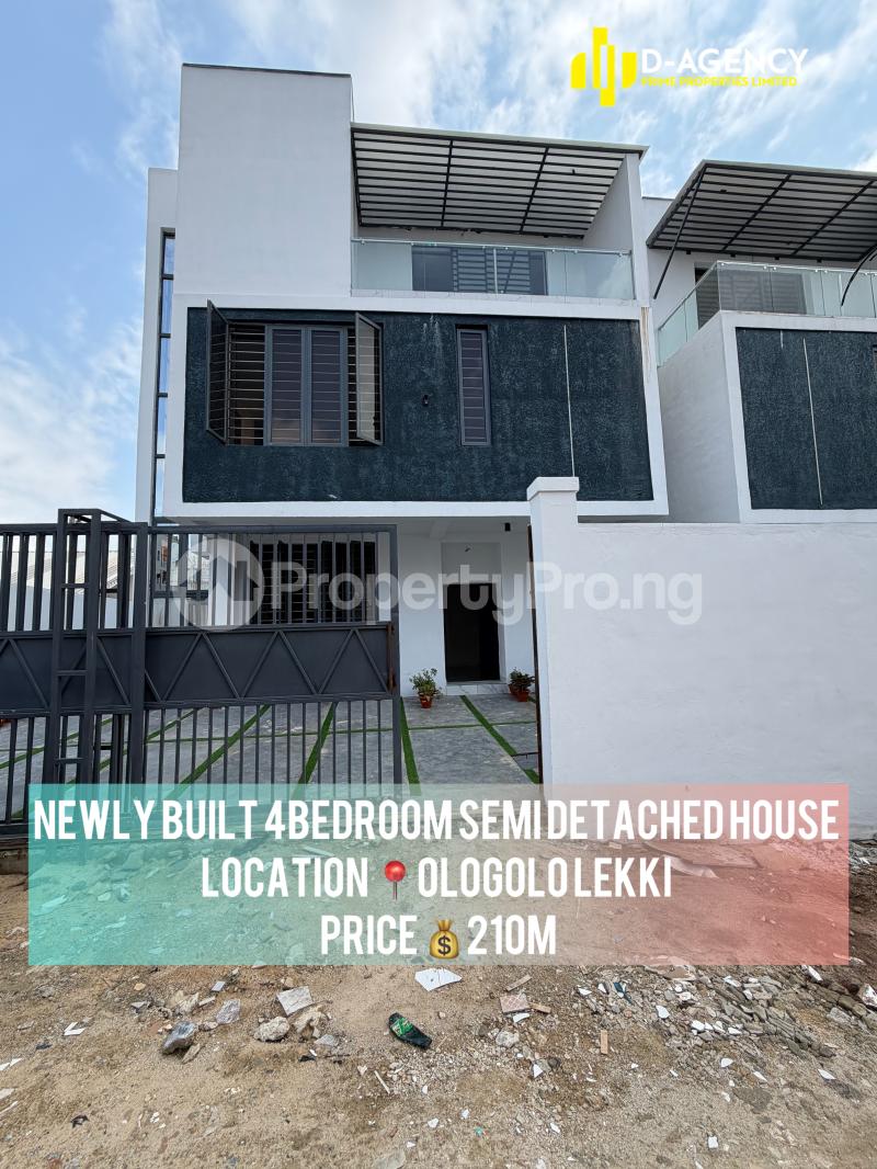 4 bedroom House for sale Ologolo Lekki Lagos