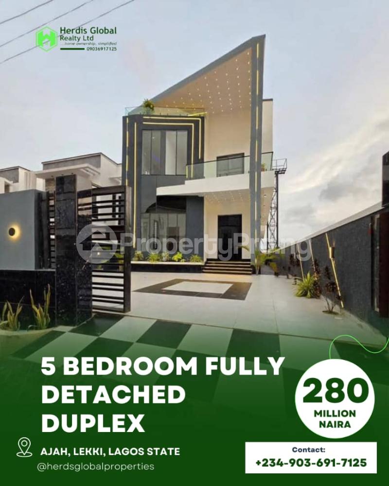5 bedroom House for sale 1 Min Drive From Ajah Bridge Ado Ajah Lagos - 11