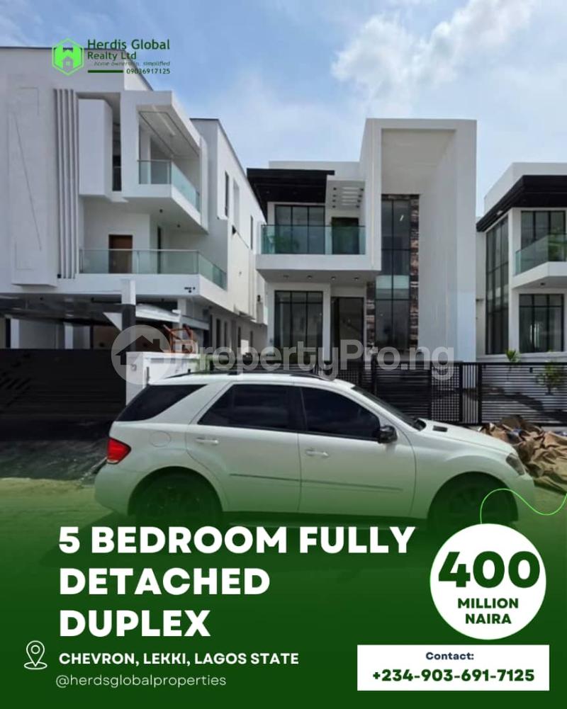 5 bedroom House for sale Chevron Alternative Route chevron Lekki Lagos