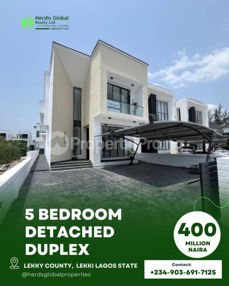 5 bedroom House for sale Lekki County Homes, Ikota Lekki Lagos