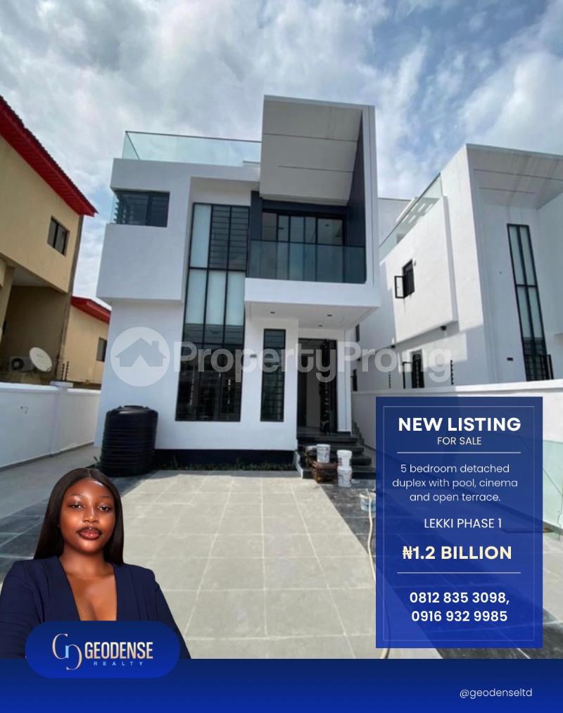 5 bedroom House for sale Lekki Phase 1 Lekki Lagos