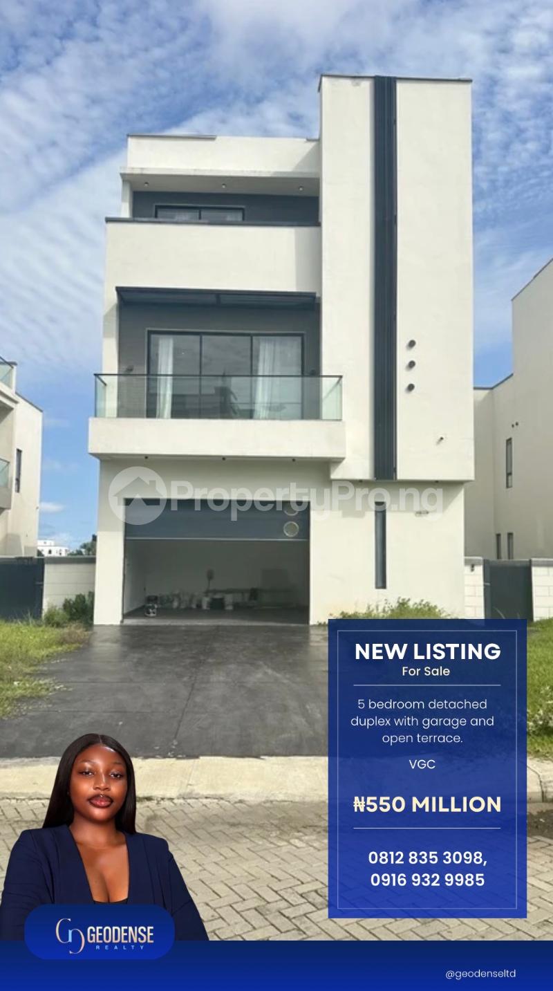 5 bedroom House for sale VGC Lekki Lagos