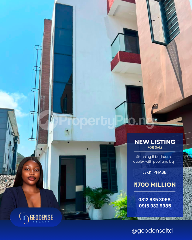 5 bedroom House for sale Lekki Phase 1 Lekki Lagos