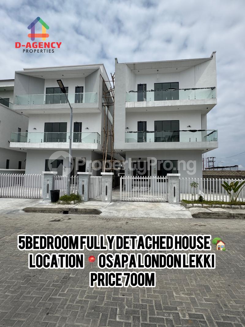 5 bedroom House for sale Osapa london Lekki Lagos