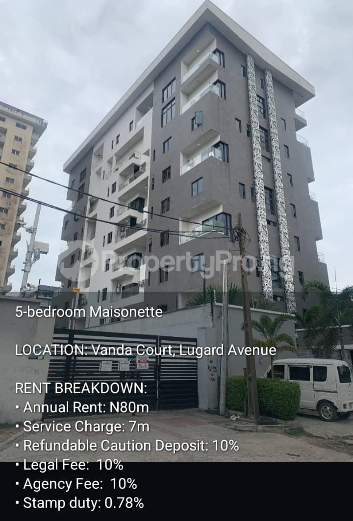 House for rent Venda Court,lugard Avenue, Ikoyi Lagos