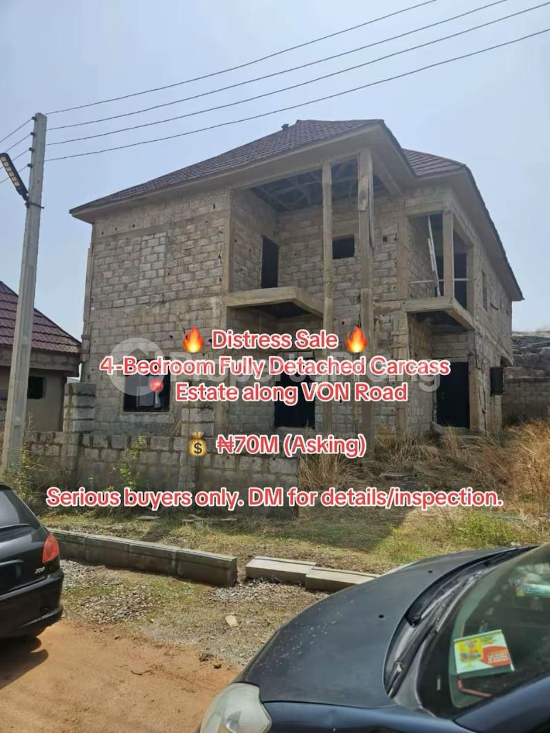 4 bedroom House for sale Logbe Along Von Road Lugbe Abuja