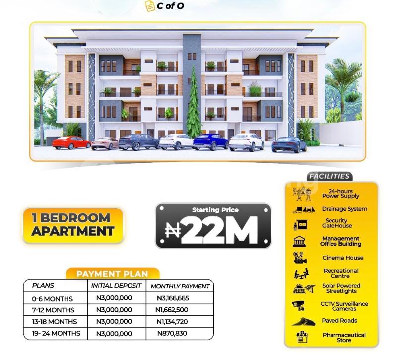 1 bedroom Flat / Apartment for sale Ajiwe Ajah Lagos