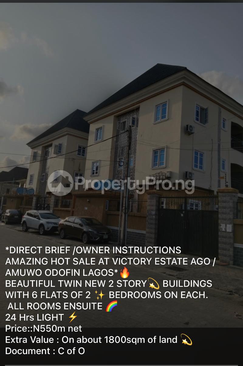 2 bedroom House for sale Victory Estate Ago palace Okota Lagos