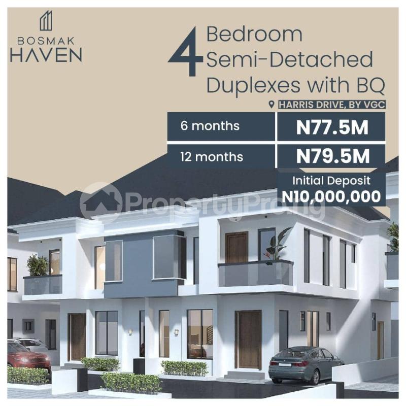 4 bedroom House for sale VGC Lekki Lagos