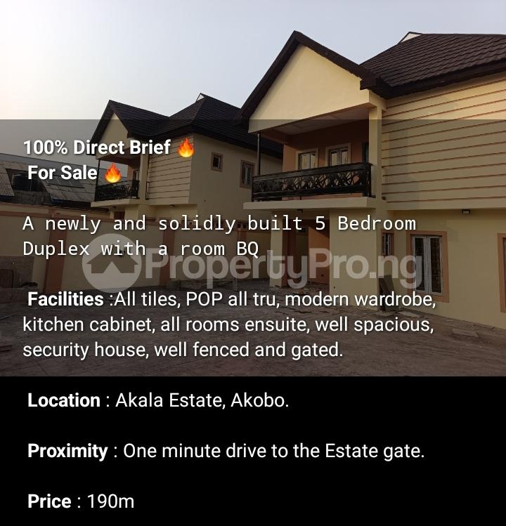 House for sale Akala Way Akobo Ibadan Oyo