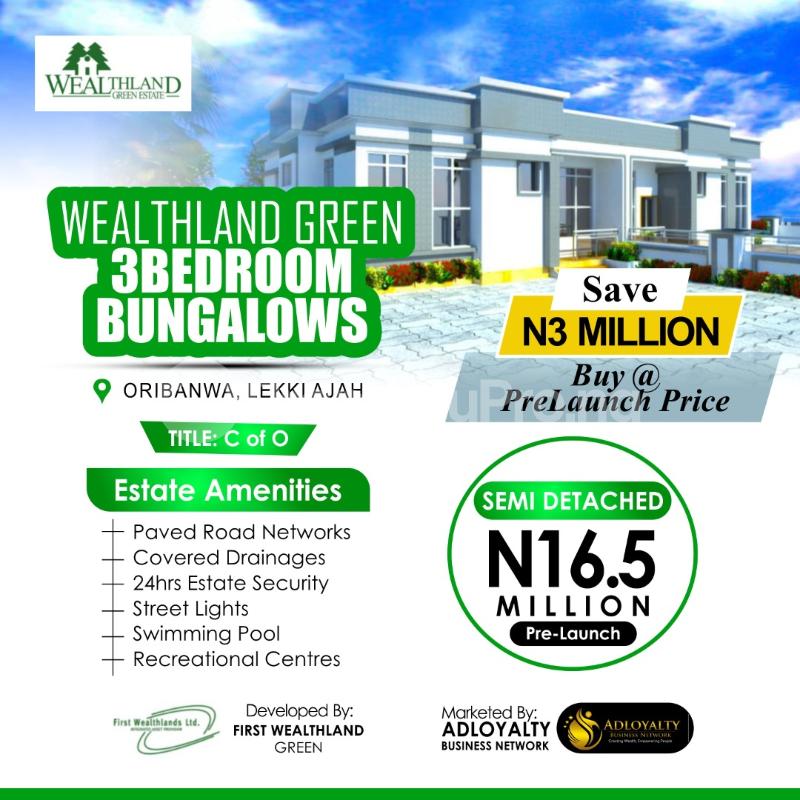 House for sale Wealthland Green Estate, Oribanwa Lekki Lagos Oribanwa Ibeju-Lekki Lagos