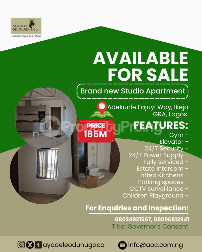 Flat / Apartment for sale Adekunle Fajuyi Way Ikeja GRA Ikeja Lagos